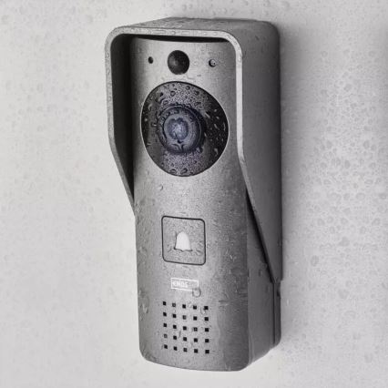 Drathlose Video-Türklingel mit Bewegungssensor GoSmart 12V/3xAA IP44 Wi-Fi Tuya
