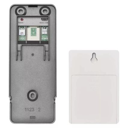 Drathlose Video-Türklingel mit Bewegungssensor GoSmart 12V/3xAA IP44 Wi-Fi Tuya