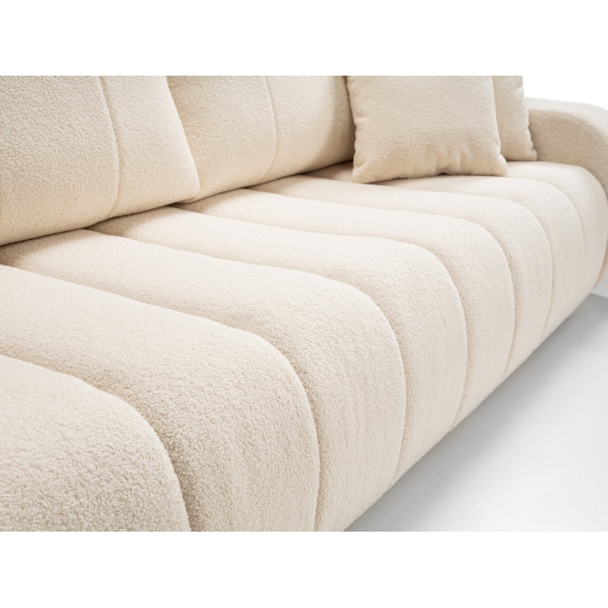 Dreisitzer-Klappsofa DESIO beige