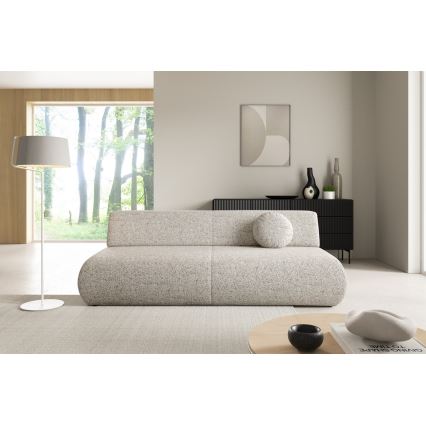 Dreisitzer-Klappsofa mit Stauraum PRATO beige