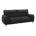 Dreisitzer-Sofa LIVORNO schwarz