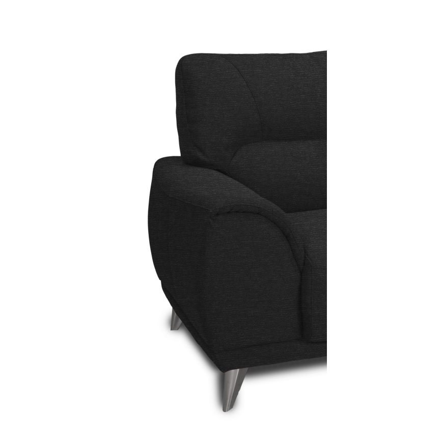 Dreisitzer-Sofa LIVORNO schwarz