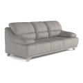 Dreisitzer-Sofa RIMINI hellgrau