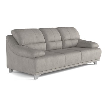 Dreisitziges Sofa RIMINI Hellgrau