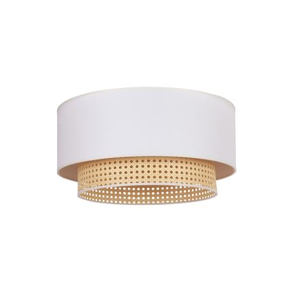 Duolla - Deckenleuchte BOHO 1xE27/15W/230V Ø 45 cm creme/Rattan