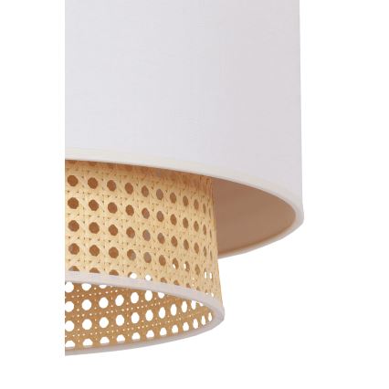 Duolla - Deckenleuchte BOHO 1xE27/15W/230V Ø 45 cm creme/Rattan