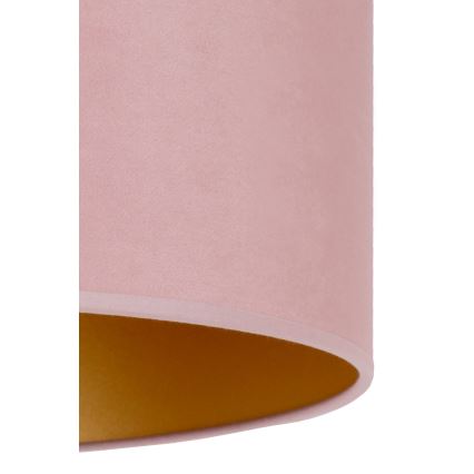Duolla - Deckenleuchte ROLLER 1xE27/15W/230V Ø 40 cm rosa/gold