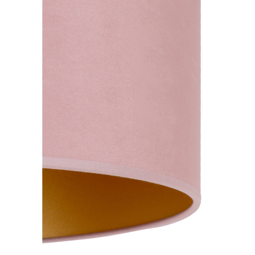 Duolla - Deckenleuchte ROLLER 1xE27/15W/230V Ø 40 cm rosa/gold