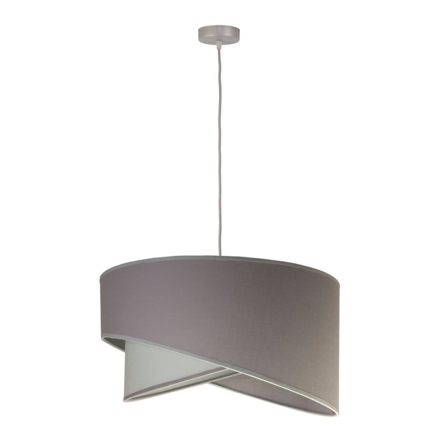 Duolla - Hängeleuchte an Kabel CELLO 1xE27/40W/230V Ø 45 cm grau/grün