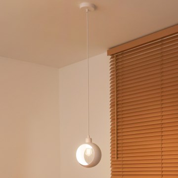 Duolla - Hängeleuchte an Kabel IRONLINE 1xE27/15W/230V weiß