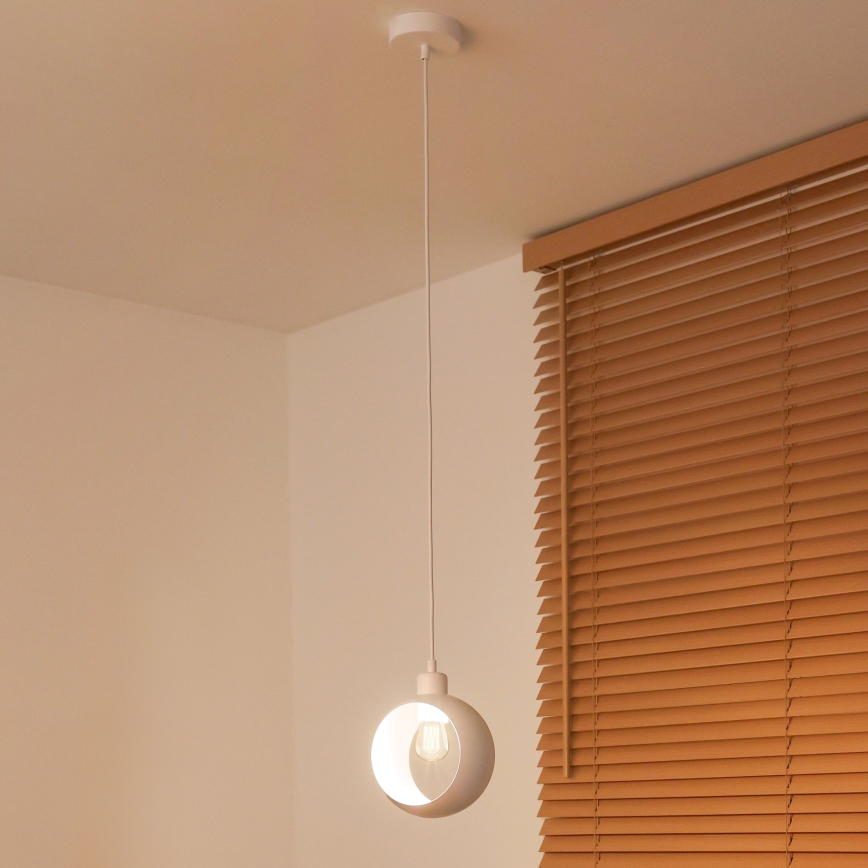 Duolla - Hängeleuchte an Kabel IRONLINE 1xE27/15W/230V weiß