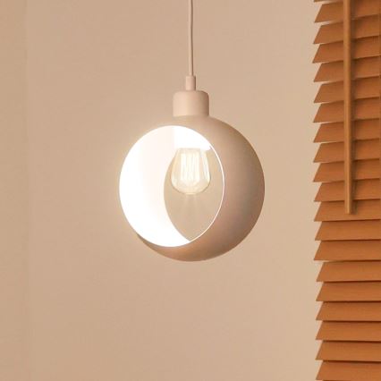 Duolla - Hängeleuchte an Kabel IRONLINE 1xE27/15W/230V weiß