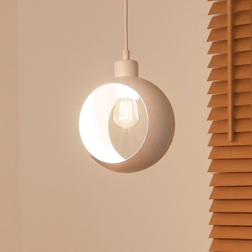 Duolla - Hängeleuchte an Kabel IRONLINE 1xE27/15W/230V weiß