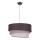 Duolla - Hängeleuchte an Seil TRIO 1xE27/40W/230V Ø 45 cm Anthrazit/Grau/Weiß