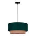 Duolla - Hängeleuchte BOHO 1xE27/15W/230V d 45 cm grün/braun