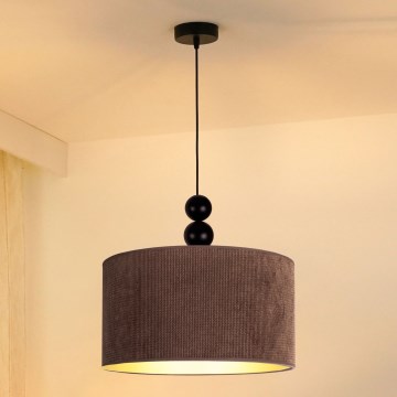 Duolla - Hängeleuchte LYON 1xE27/15W/230V d 40 cm braun
