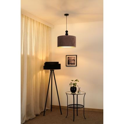 Duolla - Hängeleuchte LYON 1xE27/15W/230V d 40 cm braun