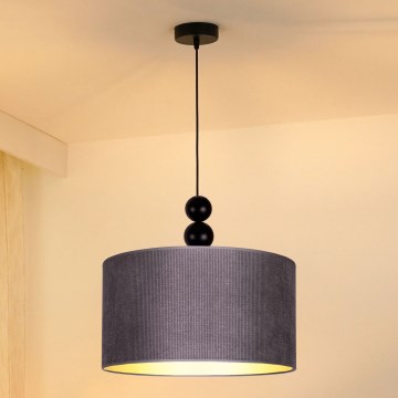 Duolla - Hängeleuchte LYON 1xE27/15W/230V d 40 cm grau