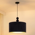 Duolla - Hängeleuchte LYON 1xE27/15W/230V d 40 cm schwarz
