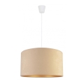 Duolla - Hängeleuchte ROLLER 1xE27/40W/230V d 40 cm beige