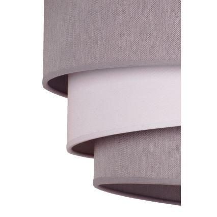 Duolla - Hängeleuchte TRIO 1xE27/40W/230V d 45 cm grau/weiß