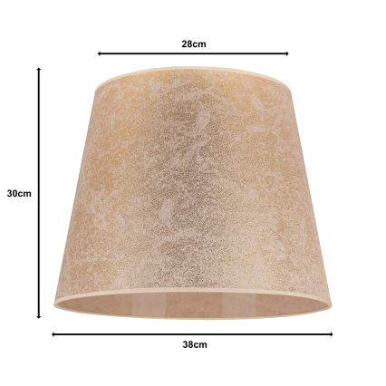 Duolla - Lampenschirm für Kronleuchter CLASSIC L E27 Ø 38 cm gold