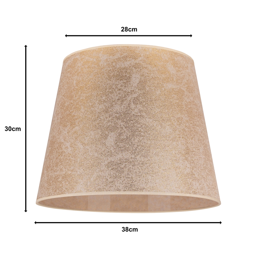 Duolla - Lampenschirm für Kronleuchter CLASSIC L E27 Ø 38 cm gold
