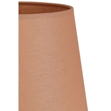 Duolla - Lampenschirm für Tischlampe CLASSIC M E27 Ø 24 cm braun