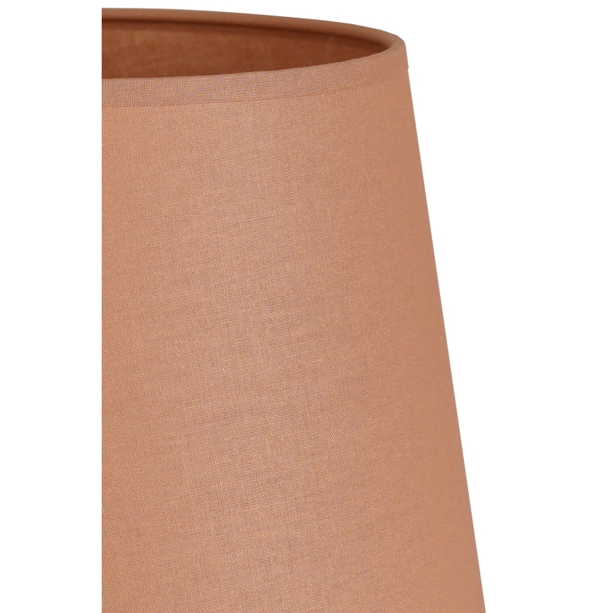 Duolla - Lampenschirm für Tischlampe CLASSIC M E27 Ø 24 cm braun