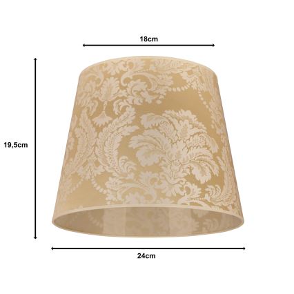 Duolla - Lampenschirm für Tischlampe CLASSIC M E27 Ø 24 cm gold