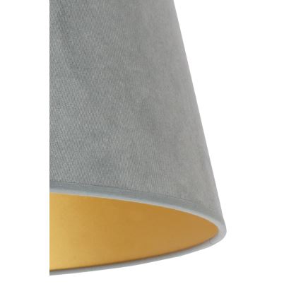 Duolla - Lampenschirm für Tischlampe CONE M E27 Ø 28 cm grau