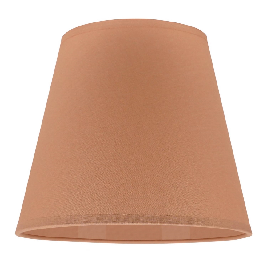 Duolla - Lampenschirm für Tischlampe SOFIA XS E14 Ø 18,5 cm braun