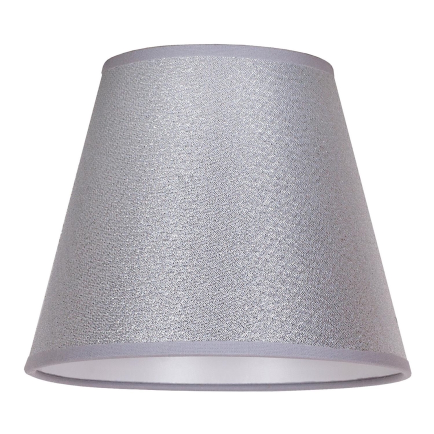 Duolla - Lampenschirm für Tischlampe SOFIA XS E14 Ø 18,5 cm Silber