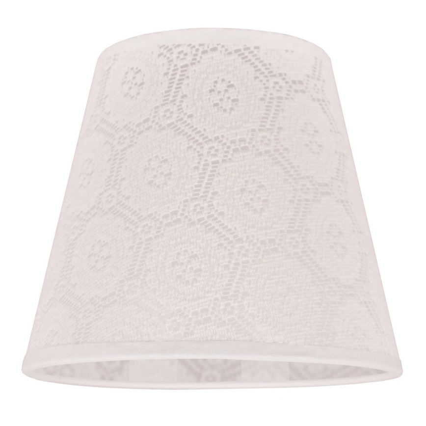 Duolla - Lampenschirm für Tischlampe SOFIA XS E14 Ø 18,5 cm Weiß