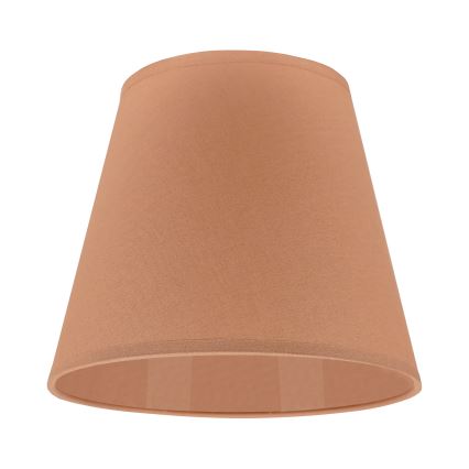 Duolla - Lampenschirm für Tischlampe SOFIA XS E14 Ø 18,5 cm braun