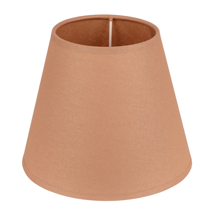 Duolla - Lampenschirm für Tischlampe SOFIA XS E14 Ø 18,5 cm braun