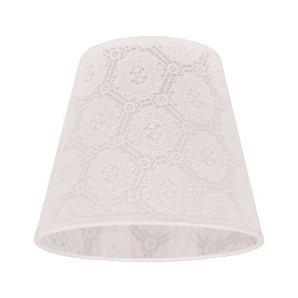 Duolla - Lampenschirm für Tischlampe SOFIA XS E14 Ø 18,5 cm Weiß
