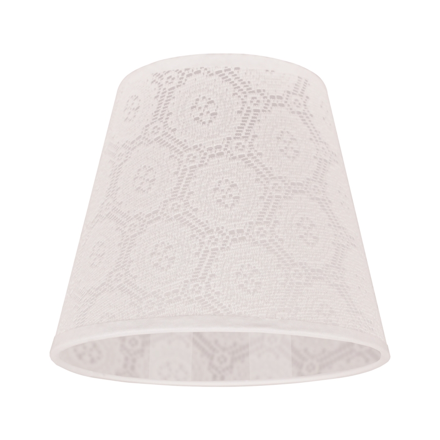 Duolla - Lampenschirm für Tischlampe SOFIA XS E14 Ø 18,5 cm Weiß