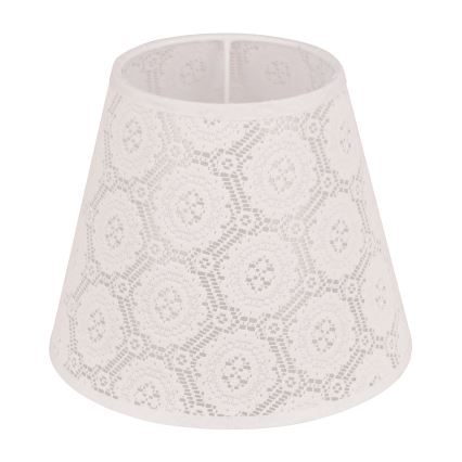 Duolla - Lampenschirm für Tischlampe SOFIA XS E14 Ø 18,5 cm Weiß