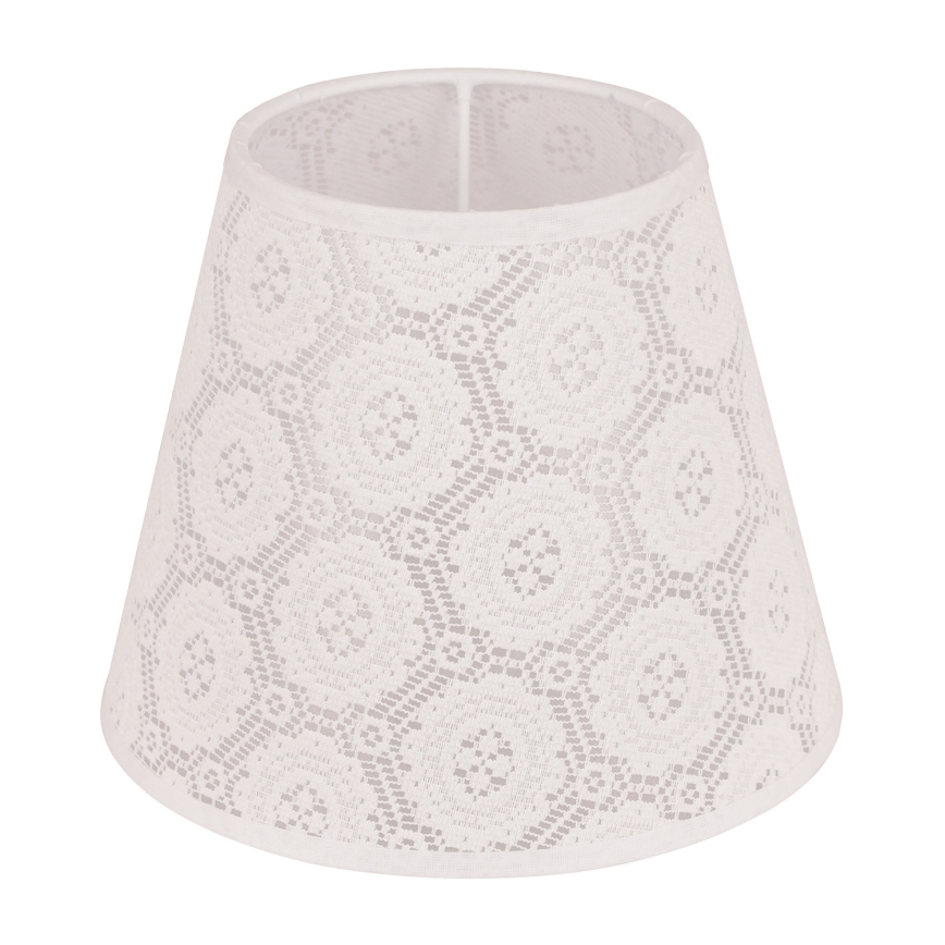 Duolla - Lampenschirm für Tischlampe SOFIA XS E14 Ø 18,5 cm Weiß