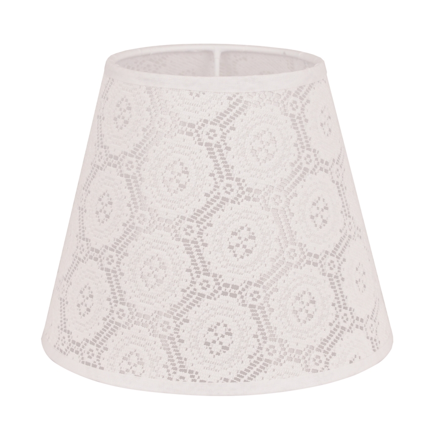 Duolla - Lampenschirm für Tischlampe SOFIA XS E14 Ø 18,5 cm Weiß