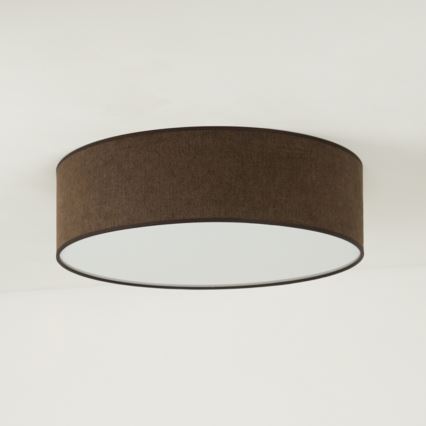 Duolla - LED Deckenleuchte CORTINA LED/26W/230V Ø 30 cm 4000K Braun