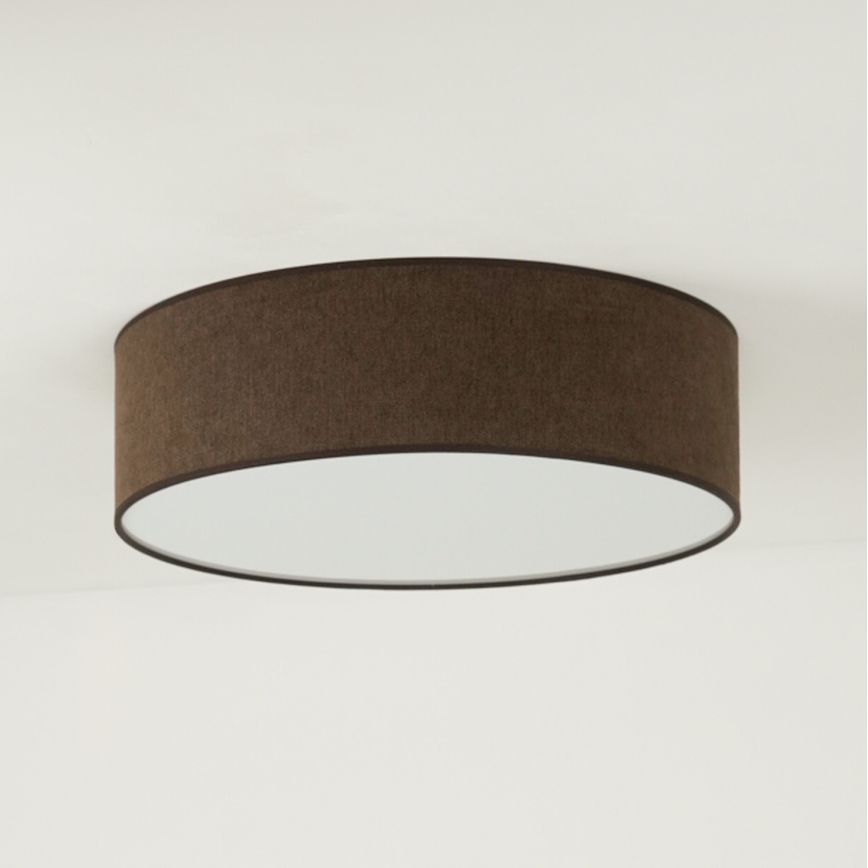 Duolla - LED Deckenleuchte CORTINA LED/26W/230V Ø 30 cm 4000K Braun