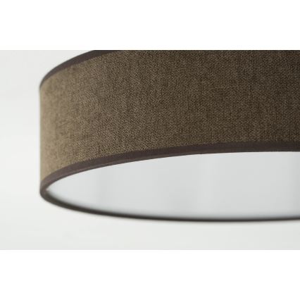 Duolla - LED Deckenleuchte CORTINA LED/26W/230V Ø 30 cm 4000K Braun