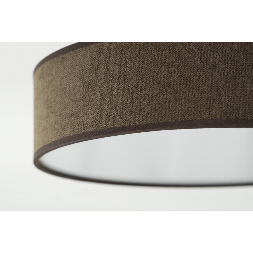 Duolla - LED Deckenleuchte CORTINA LED/26W/230V Ø 30 cm 4000K Braun