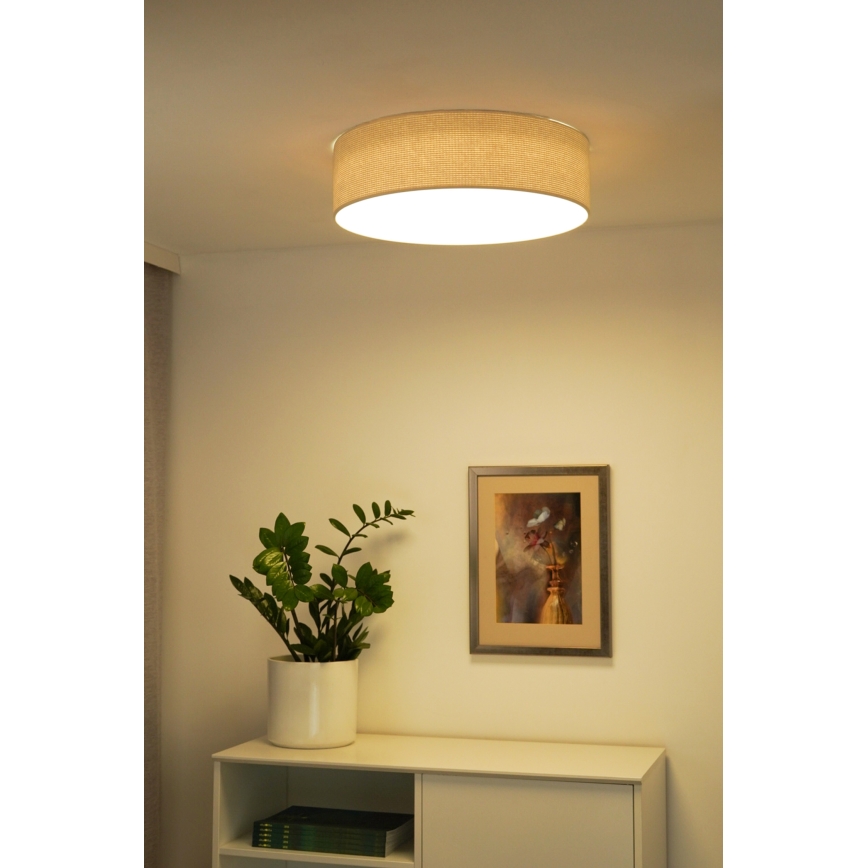 Duolla - LED Deckenleuchte CORTINA LED/26W/230V Ø 30 cm 4000K cremeweiß