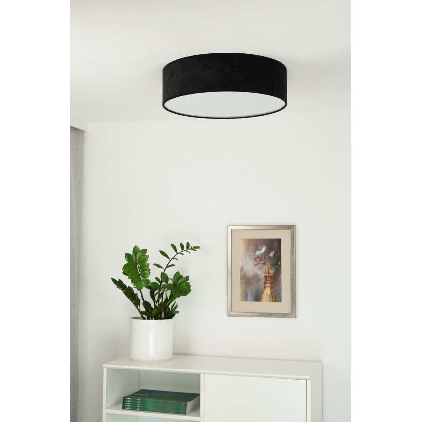 Duolla - LED Deckenleuchte CORTINA LED/26W/230V Ø 30 cm 4000K schwarz