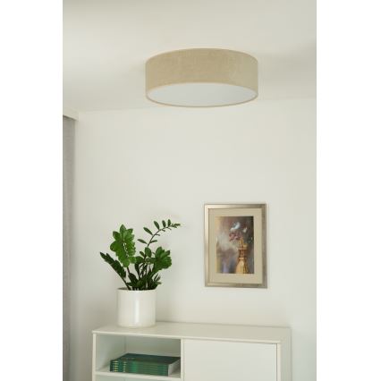 Duolla - LED Deckenleuchte CORTINA LED/26W/230V Ø 45 cm 4000K Beige
