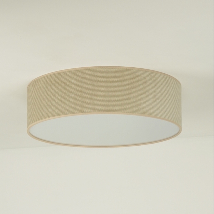 Duolla - LED Deckenleuchte CORTINA LED/26W/230V Ø 45 cm 4000K Beige