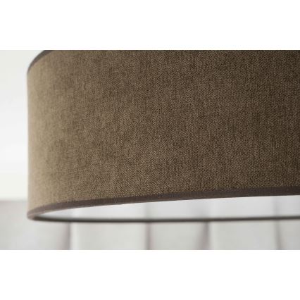 Duolla - LED Deckenleuchte CORTINA LED/26W/230V Ø 45 cm 4000K Braun